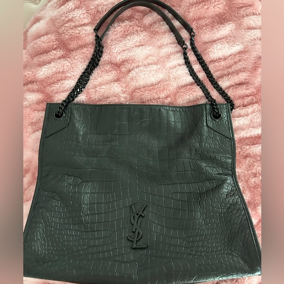 YSL Saint Laurent Niki Medium Shopper Tote. Only used a few times. YSL logo. - Picture 1 of 4